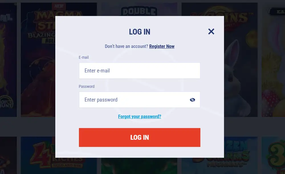 Inicio de sesión en Tikitaka Casino México con correo y contraseña